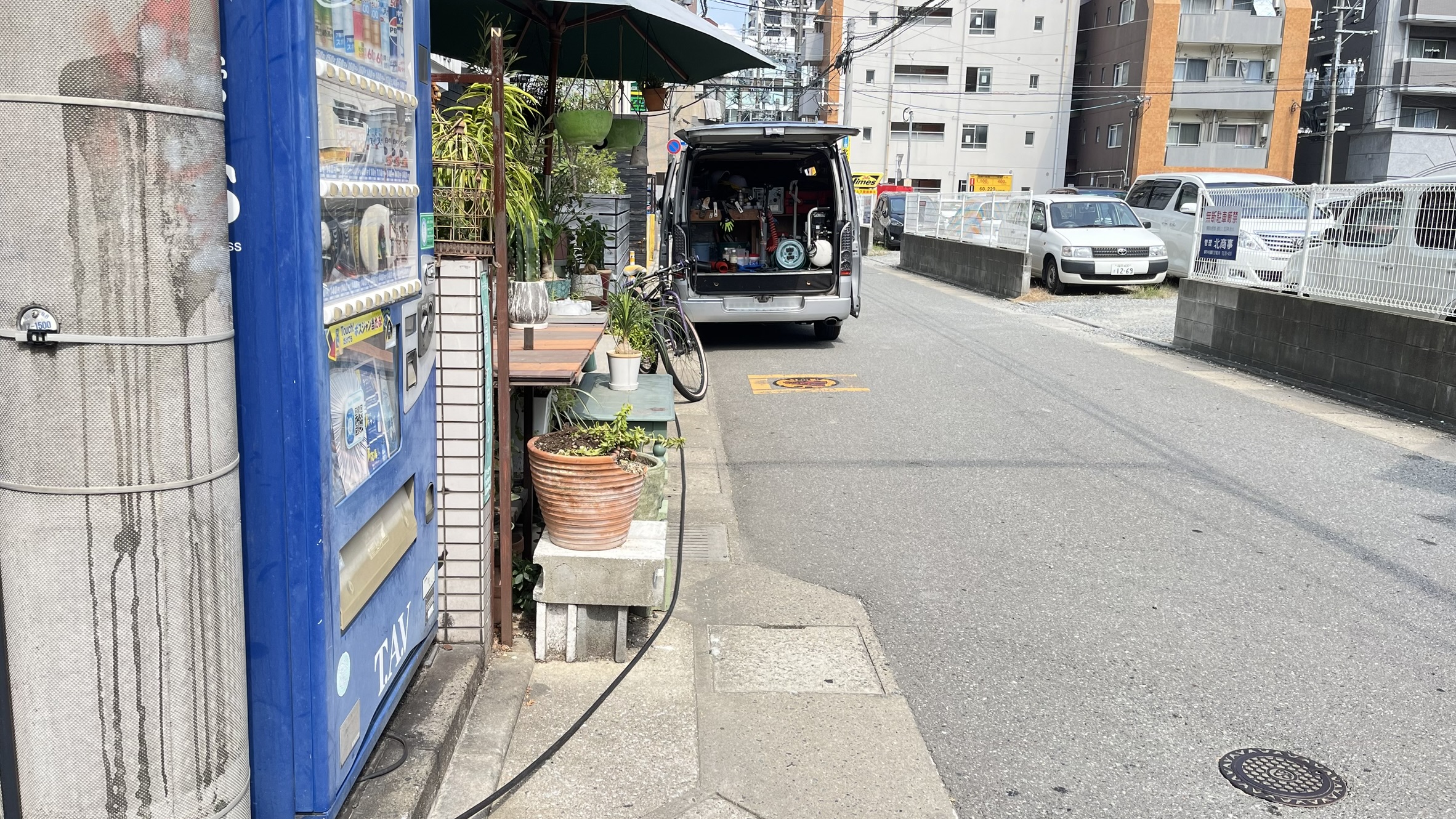 汚水管の高圧洗浄